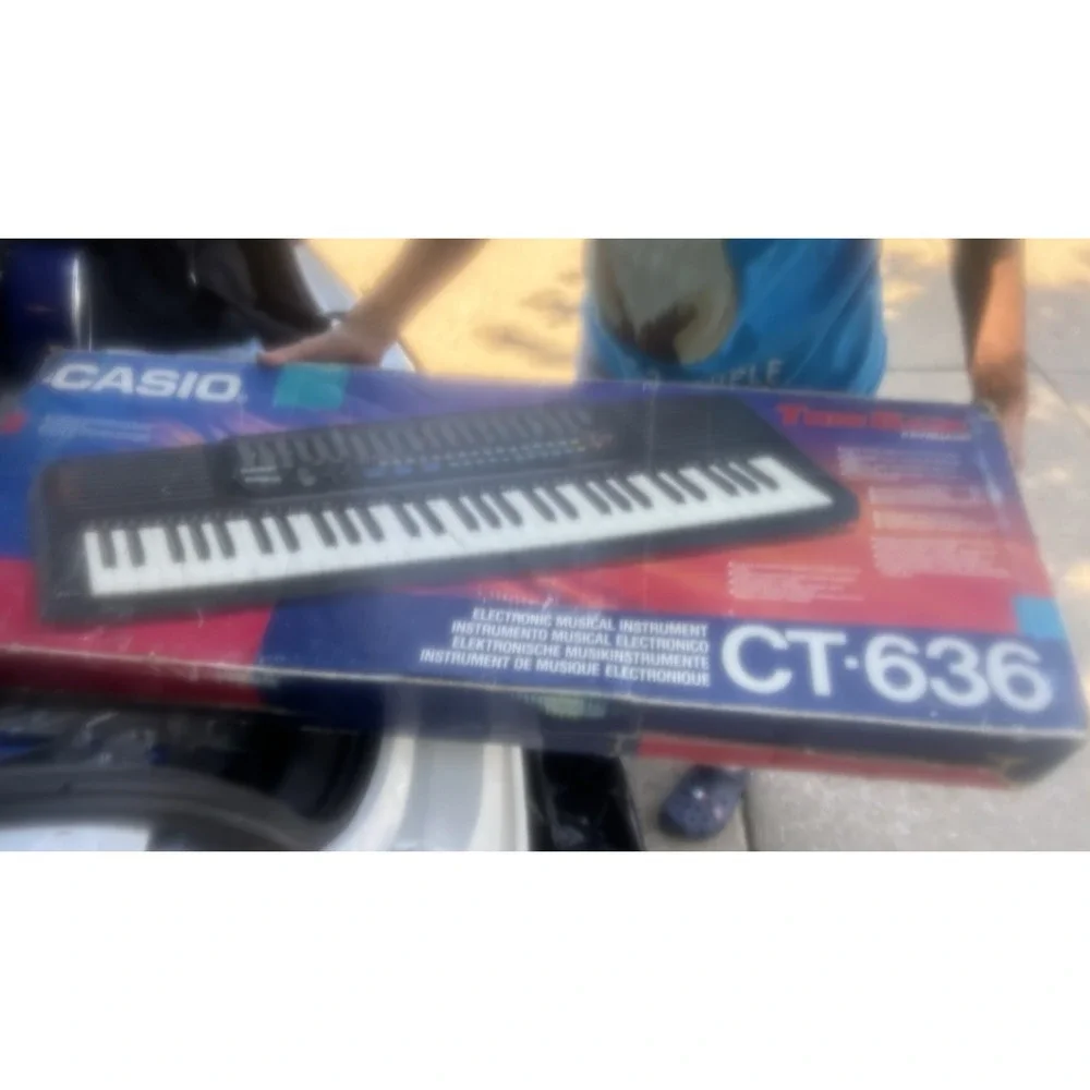 Casio CT-636 ToneBank 61-Key Electronic Keyboard - Vintage 80s Piano Nib New !